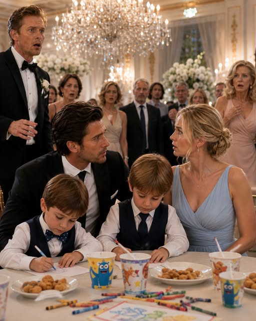 A billionaire crossed an entire ballroom just to sit beside the woman everyone else had hidden at the kids’ table.