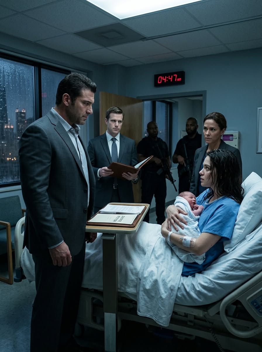 At 4:47 in the morning, Damian Moretti walked into a maternity ward with two armed men, a lawyer, and divorce papers.