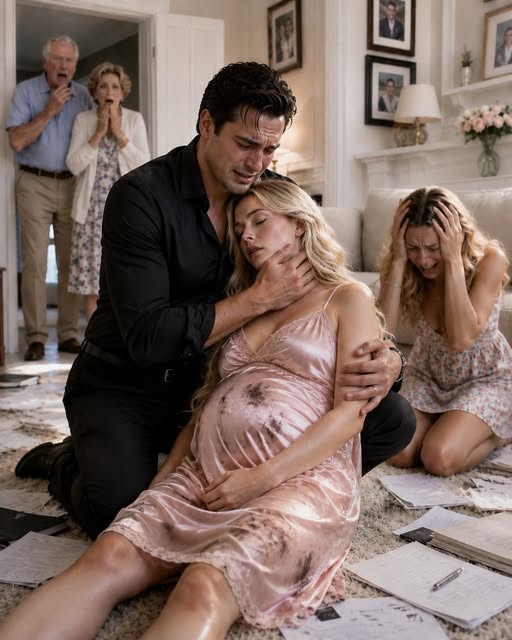 My jealous sister pretended to trip and spilled boiling tea all over me. Then, while everyone was distracted, she drove her boot into my pregnant stomach.
