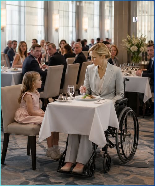 Everyone Watched the Wheelchair-Bound CEO Eat Alone Until a Little Girl Sat Beside Her and Asked Why No One Loved Her