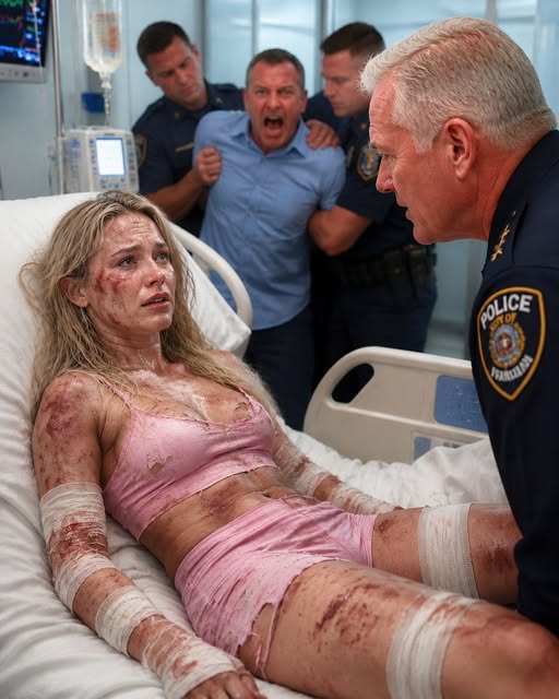 I woke up in a hospital bed after a fire that should have killed everyone I loved. My father was crying beside me, whispering, “Your mother is gone… you’re the only one who survived.” Then a detective entered my room and said the one thing that changed everything: “Don’t believe him. He’s acting.”