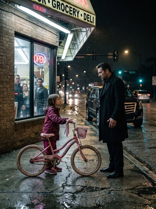 A seven-year-old girl was selling the last thing she owned—her rusty pink bicycle—in the rain because her mother had not eaten in days and was too weak to stand.