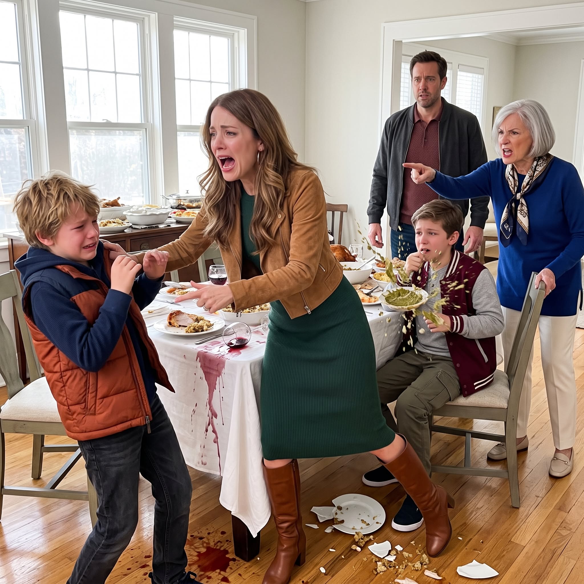 At Thanksgiving dinner, my son said his steak smelled strange and refused to eat it. My mother snapped at him for being picky, but when my nephew reached over to take it for himself