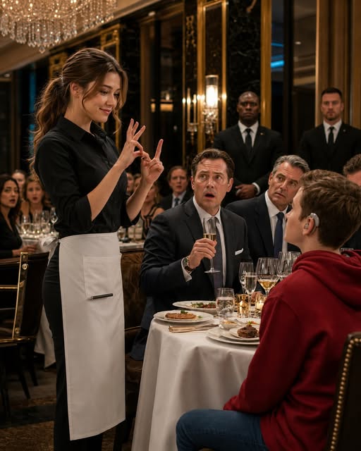 Billionaire Christopher Hale pointed at his deaf son in the middle of a luxury restaurant and sneered, “Try talking to him, if you can.