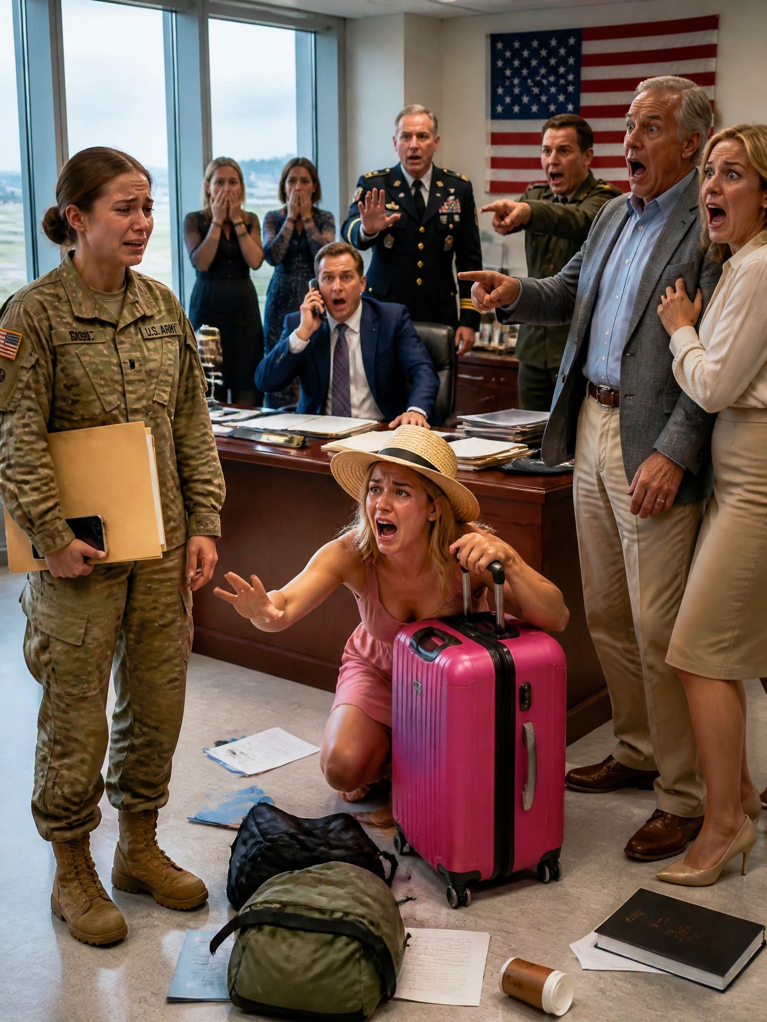 While I was deployed in Texas, my stepfather called me to brag. "I've sold your father's cabin to pay off our debts—and fund Emily's trip to Hawaii!" he laughed. I didn't lose my cool; I just calmly said, "Thanks for the update." He thought I was completely helpless. But the smirk wiped off his face a moment later when his own broker screamed over the phone, "W-wait... whose name is on this hidden deed?!"