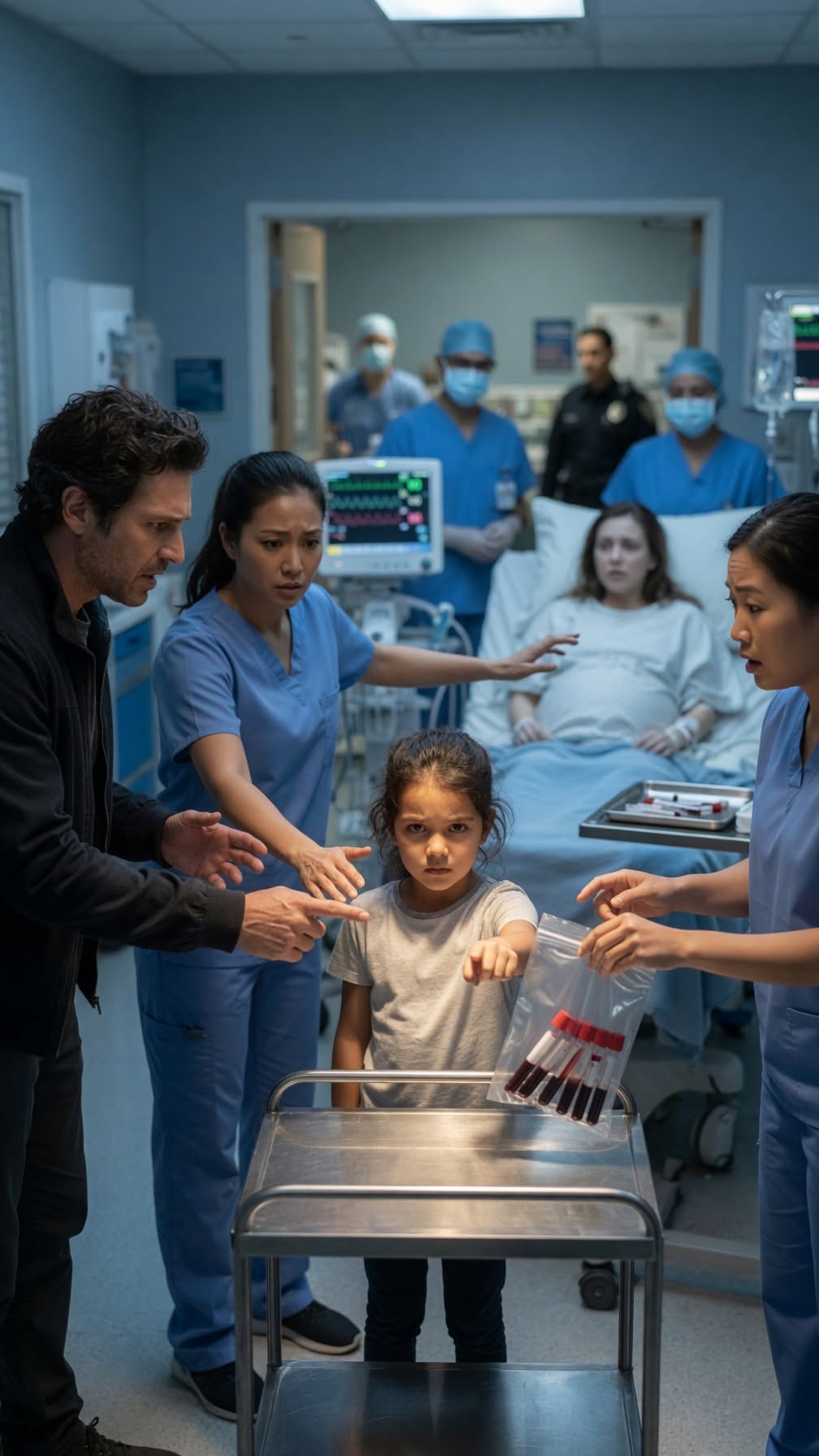 The doctors thought the little girl was afraid of needles. She was afraid her father had changed her mother’s blood again.