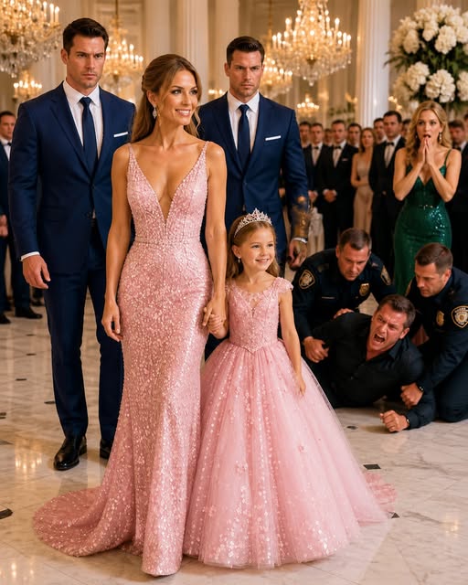 I Brought My Little Daughter to Surprise My Husband at His Company Gala. Before We Even Reached the Elevators, His Secretary Smiled Coldly and Said, “His Wife and Son Are Waiting Upstairs.”