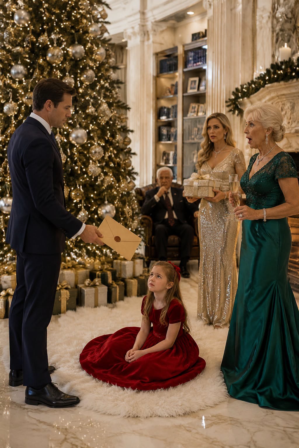 My Mother-in-Law Gave Everyone Christmas Gifts Except My Daughter—Then My Husband Handed Her an Envelope That Owned the Room