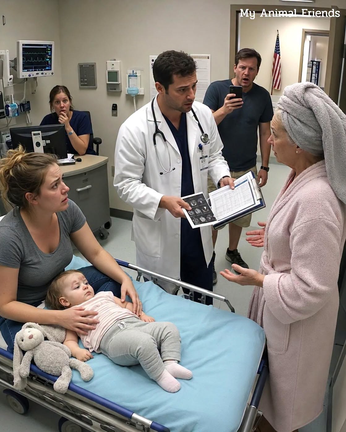 My mother-in-law "taught" my baby a lesson at midnight, but the ER doctor's words shattered her lies instantly.