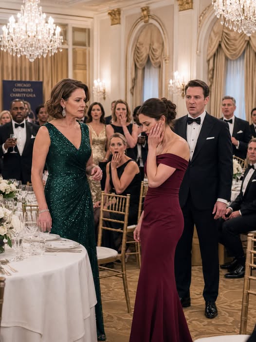 I had only just taken my seat at the party when my husband’s new assistant sl:apped me across the face and snapped, “You have absolutely no manners!” The entire room went silent. I rose slowly, sl:apped her in return,