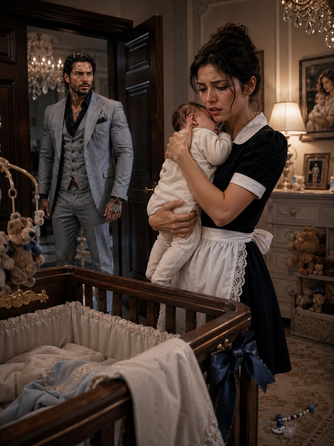 The Mafia Boss Pointed a Gun at the Nanny Saving His Choking Baby, but a Broken Pacifier Bead and One Hidden Camera Exposed the Traitor Inside His House