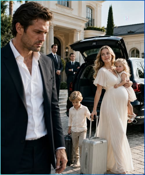 Everyone Expected His Eight-Months-Pregnant Wife to Beg Him to Stay, but She Took the Children and Smiled as His Empire Began to Collapse