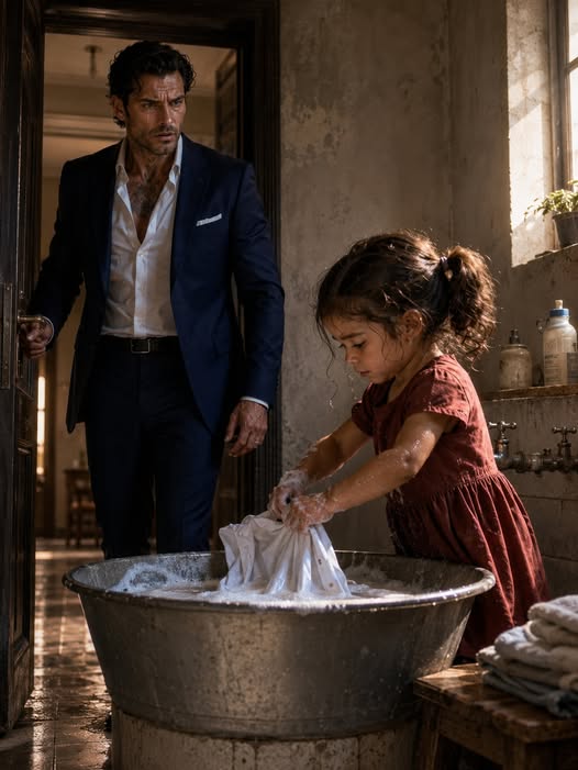 The Mafia Boss Found My Toddler Scrubbing His Shirt in Secret—Then One Laundry Receipt Exposed the Man Selling Us Both as His Weakness to His Enemies