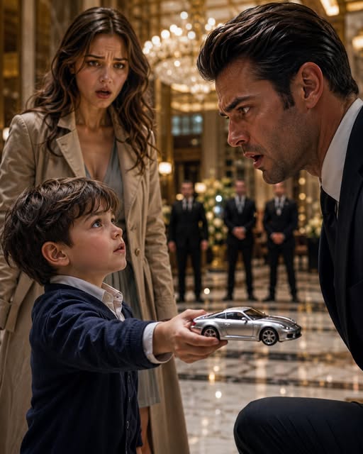 The day mafia king Storm Moretti paid me to disappear, he had no idea I was carrying his child. Six years later, our son rolled a silver toy car to his feet in a hotel lobby—and with a single look, the most dangerous man in New York realized I had hidden a secret powerful enough to make his entire empire bleed.