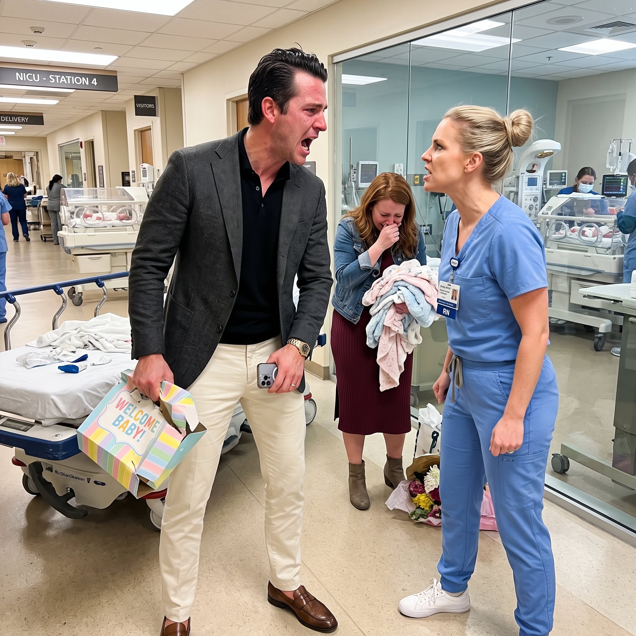 Bleeding and terrified, a wife signs the emergency C-section papers to save her unborn triplets while her cruel husband turns off his phone to cut cake with his first love. When he finally returns to the hospital, he freezes as a nurse says, “She left four days ago. Isn’t she home?”