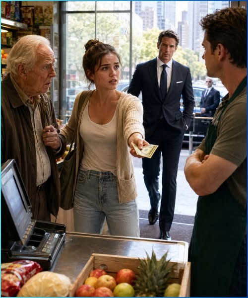 She Spent Her Last Twelve Dollars Defending a Humiliated Old Man, and the Billionaire Who Arrived Too Late Never Forgot Her Face