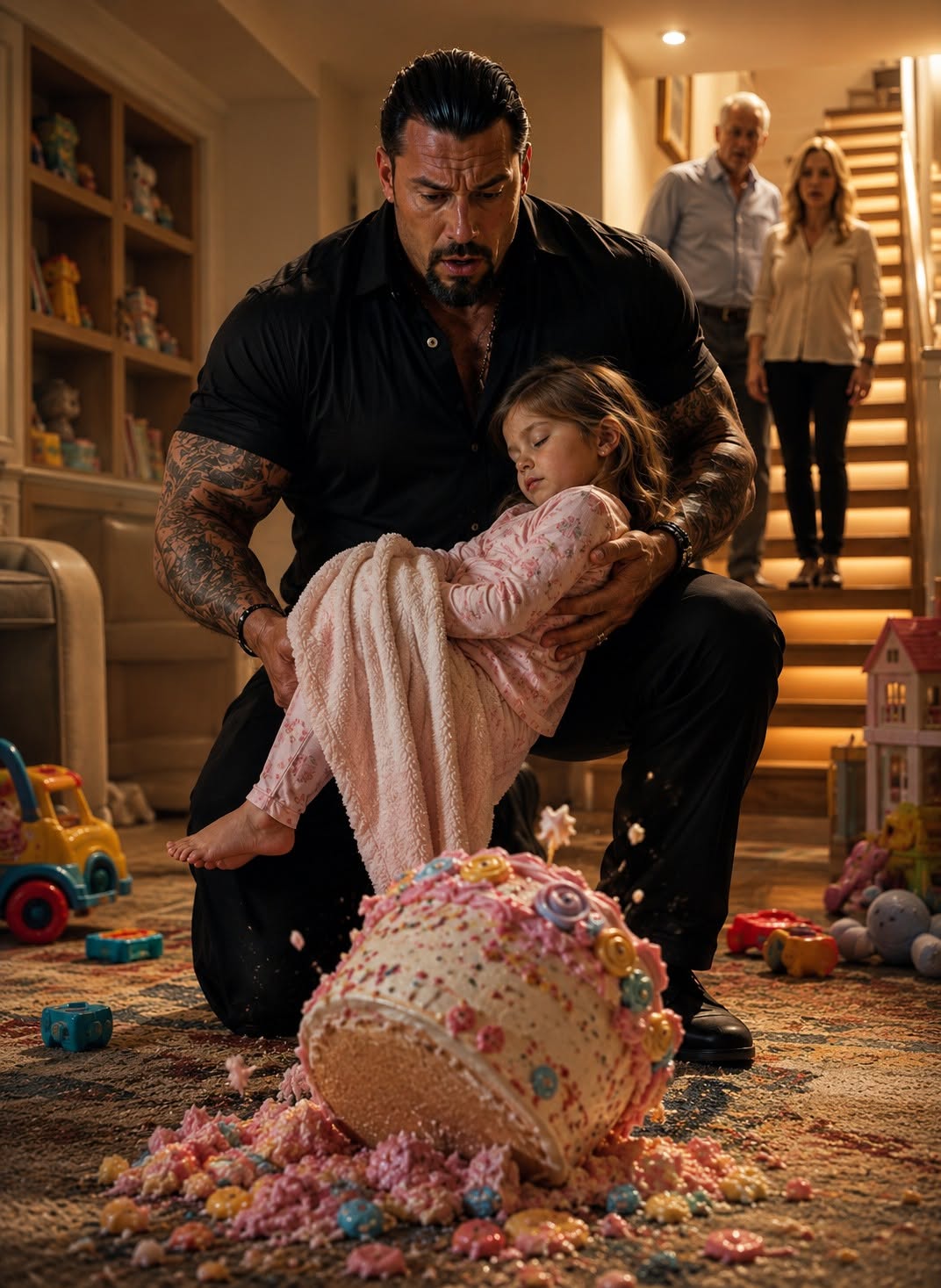 I Found My Five-Year-Old Daughter Locked in a Freezing Basement After Being Starved for Hours, and the Birthday Cake Slipped from My Hands. Instead of showing fear, they mocked and humiliated me—never realizing I was the most feared mafia boss in America, powerful enough to destroy everything they had.