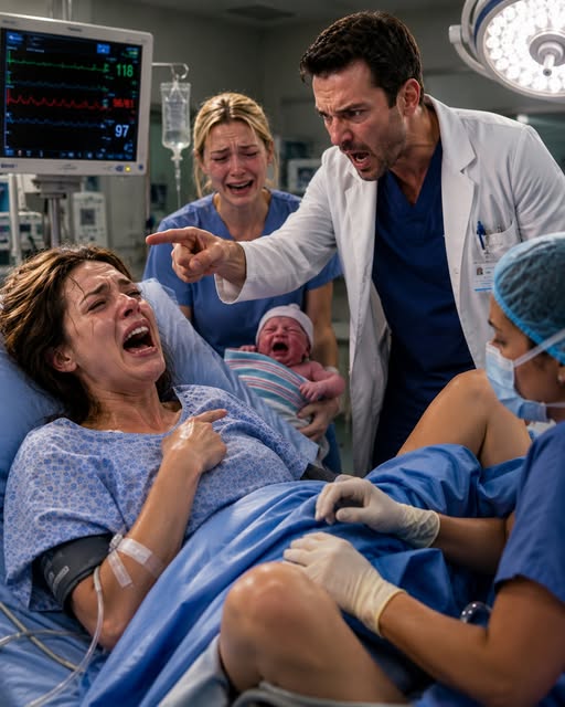 I was in labor with a ten-pound baby when my husband—the attending physician—ordered the nurses to stop my epidural and denied me an emergency C-section. He believed I had deliberately hurt his female intern