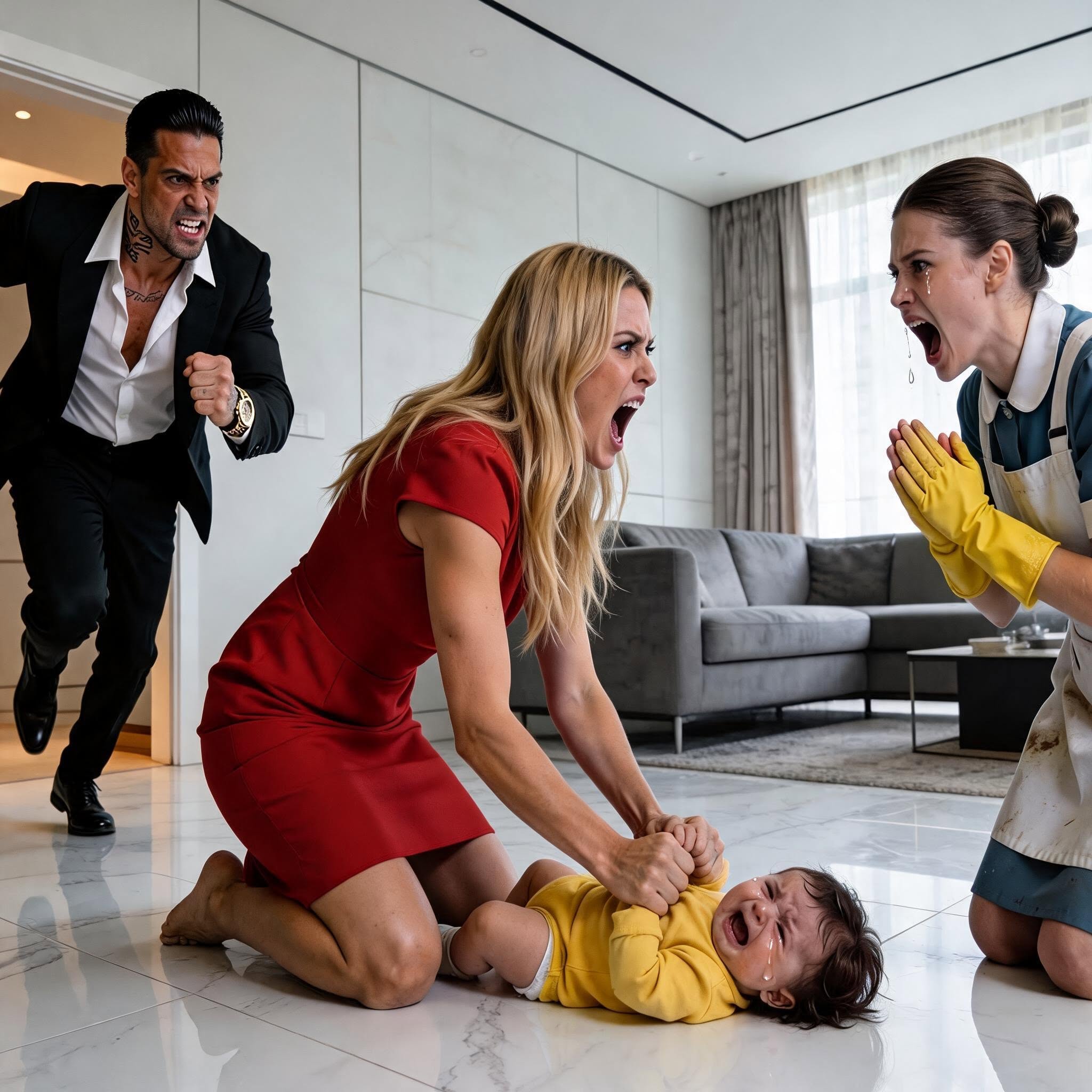 The Maid Begged The Mafia Boss’s Fiancée To Stop—But When He Saw What She Had Done To His Baby, He Learned The Nanny Was Hiding From A Monster Too