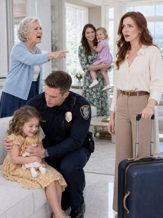 My Mother and Sister Called the Police on My Five-Year-Old Daughter and Said, “Take Her Away So She Learns Her Lesson.” I Returned One Day Early and Found Her Trembling in Front of Two Officers. I Didn't Argue. I Simply Canceled Three Monthly Transfers Totaling 18,000 Dollars... One Week Later, They Received a Notice They Never Expected.