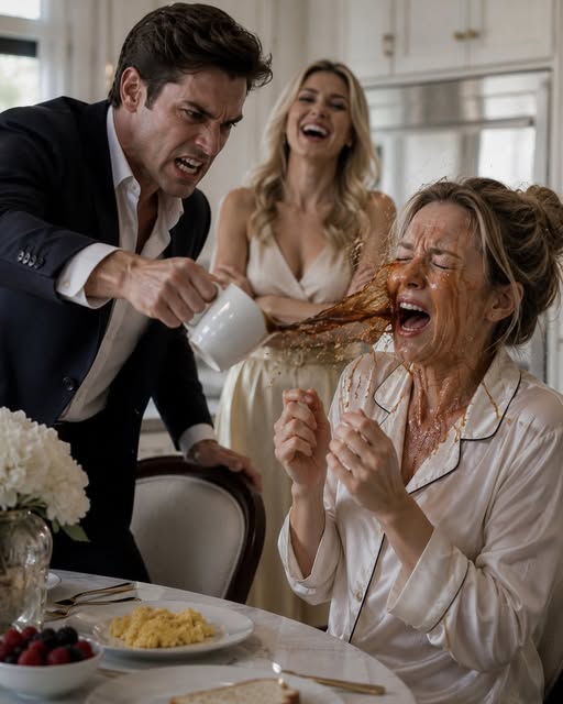 "During breakfast, my husband violently threw scalding coffee in my face because I refused to hand my inheritance bank card to his sister, ""You either obey or you leave."" While I was in the ER documenting my burns, he and his sister laughed and prepared to drain my accounts, certain they had finally broken my spirit