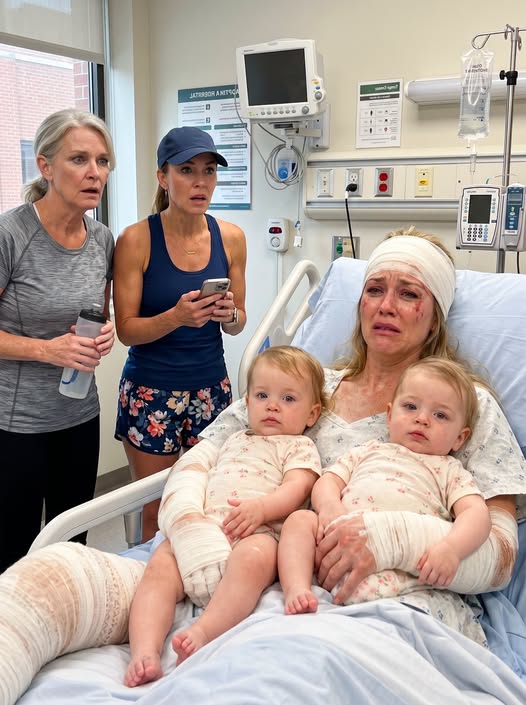 After a horrific crash left me barely able to walk, I called my parents and pleaded with them to care for my one-year-old twins.