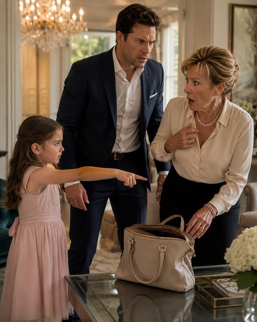 My mother-in-law pinned my nine-year-old daughter to the floor, covered her mouth, and demanded she swear she'd ""seen nothing."" She smirked and called my little girl a liar when I pulled her away—but the second Lily begged me to check her purse, that woman's confidence shattered, and I knew this nightmare was far worse than it looked.