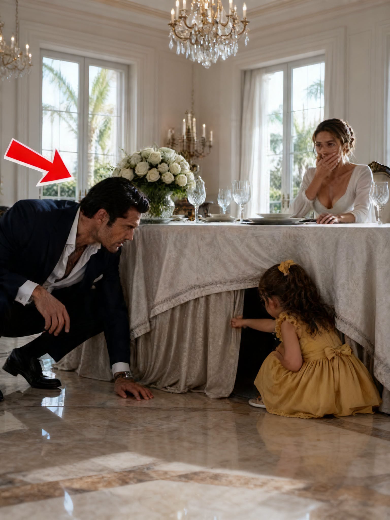 THE MAID’S FOUR-YEAR-OLD DAUGHTER TOLD A MAFIA BOSS TO LOOK UNDER THE TABLE—WHAT HE SAW MADE HIM DESTROY THE WOMAN HE LOVED