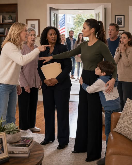 When Child Protective Services arrived to remove my son, my sister could barely conceal her satisfied smile. For months, she had told anyone willing to listen that my service in the Navy made me an unsuitable mother. Rather than argue or defend myself, I calmly placed three folders into the caseworker’s hands. That one decision changed everything.