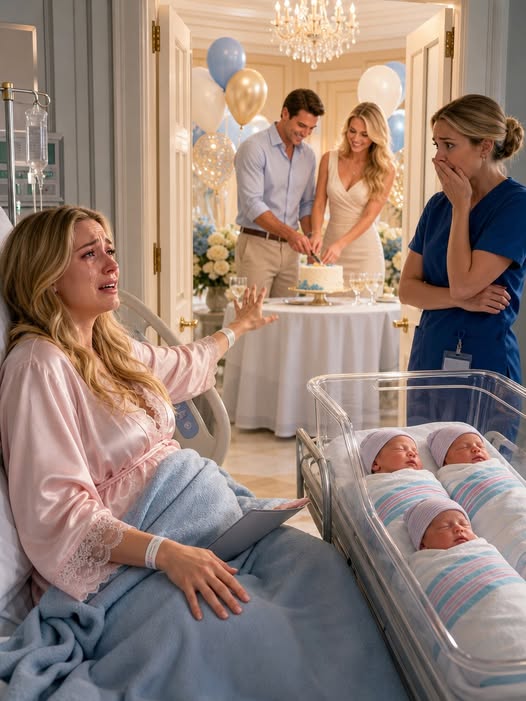 Five Weeks Before Her Due Date, She Faced an Emergency Triplet Delivery Completely Alone While Her Husband Silenced 17 Hospital Calls to Celebrate His Former Sweetheart’s Birthday—Four Days Later, He Returned Expecting Her to Be Waiting, Unaware She Had Already Made One Quiet Move That Would Put Everything He Built at Risk.