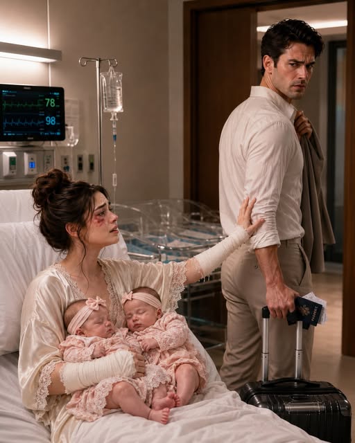 My husband looked me in the eyes, pointed at our 6-month-old twin daughters, and said, “You wanted to be a mother, so start acting like one.” Then he left for a 4-day fishing trip while I survived alone on almost no sleep. When he finally came home, smiling like nothing had happened, he unlocked the front door… and immediately realized our family would never be the same again.