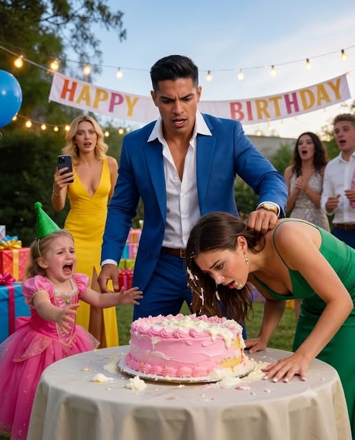 Husband Shoved Her Face Into The Birthday Cake In Front Of 47 Guests — He Had No Idea A Billionaire Was Watching From The Corner