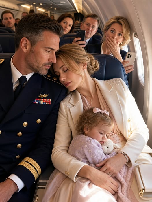 After My Divorce, I Pretended to Sleep on a Coast Guard Commander’s Shoulder to Stop Passengers Filming Him. Hours Later, My Ex Used the Viral Photo Against Me—Until a Hidden Picture Revealed He Already Knew the Stranger.