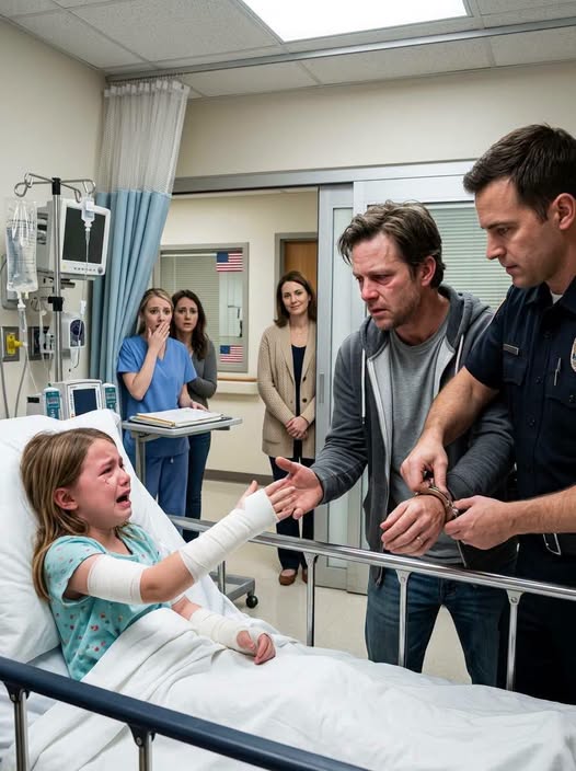 "I found my little girl in a hospital bed, burned and sobbing that her stepmother did it. But before I could protect her, the police walked in and put me in handcuffs.