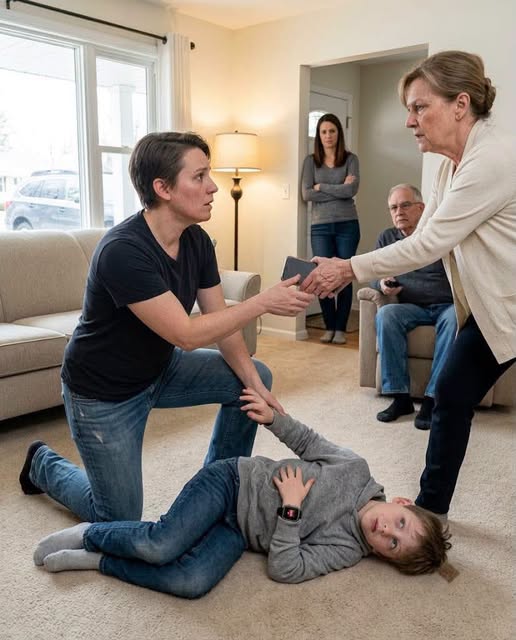 My eight-year-old son lay gasping on my parents’ floor after his twelve-year-old cousin’s beating fractured one of his ribs. When I reached for my phone to call 911, Mom snatched it away. “Boys fight. Don’t ruin your nephew’s future.