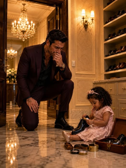 The Mafia Boss Came Home Early and Found the Maid’s Toddler Polishing His Shoes, but Her Crayon Drawing Exposed the Traitor at His Gate