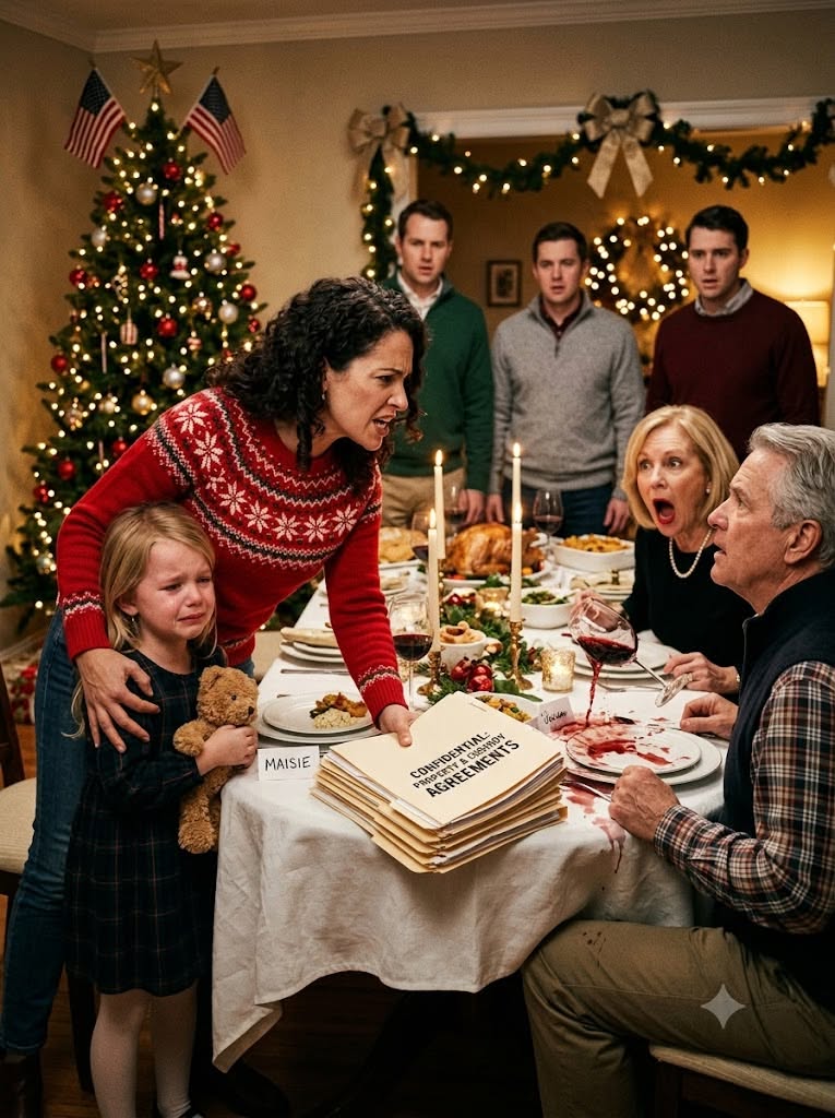 New My dad pushed my 9-year-old daughter at the Christmas table. “That seat is for my real grandkid.