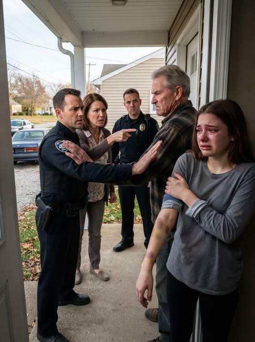 When my grandfather accidentally saw the bruises covering my body, I broke down and told him my stepmother was the one hurting me. His face went cold, his fists tightened, and he said, “Pack your things. You’re staying with me. Tomorrow, we’ll play her game... but by my rules.”