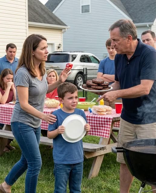 My brother thought my small apartment, old car, and quiet life meant I had failed, so when my hungry son asked for a burger at his backyard BBQ, Marcus humiliated him in front of the whole family and said food was only for kids with a future. Everyone heard it. Everyone understood it. And not one person defended my little boy.