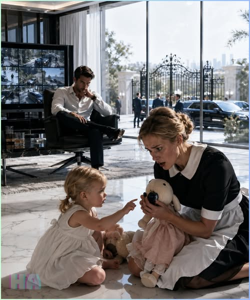 The Billionaire Mafia Boss Watched Every Enemy Outside His Gates Until the Maid’s Toddler Found the Camera Hidden Inside Her Doll