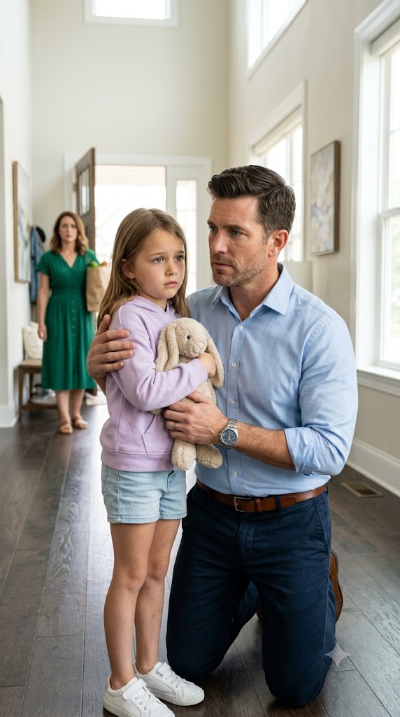 My 7-Year-Old Daughter Held Her Sore Back And Whispered, “Mom Said Nobody Would Believe Me”… I Thought She Simply Needed A Doctor, But My Neighbor’s Security Camera Revealed A Sixteen-Year Family Secret My Wife Had Hidden From Everyone