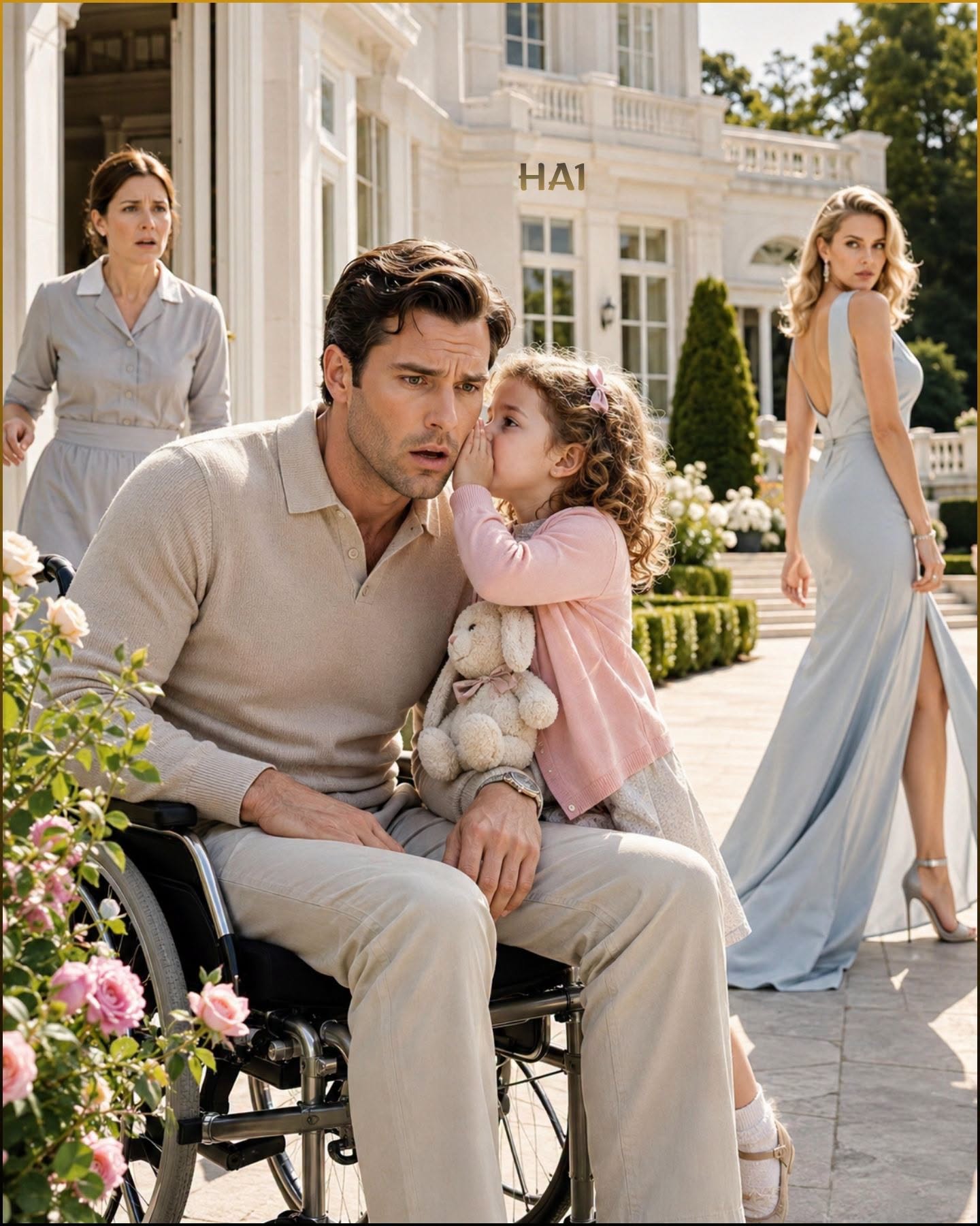 His Fiancée Smiled Beside the Wheelchair, But the Maid’s Little Girl Heard the Sentence That Made the Billionaire Stand Again in Front of Everyone
