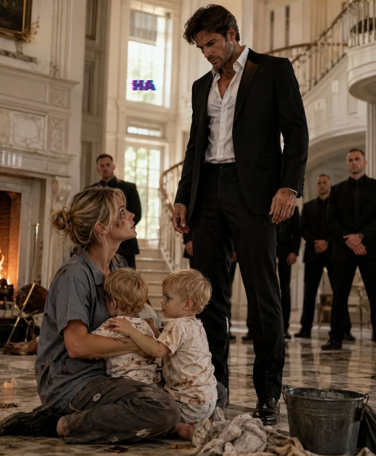 1.The Drunk Mafia Boss Paid a Poor Janitor for One Night, but the Babies He Denied Led Him Back to the Family He Thought the Fire Had Taken