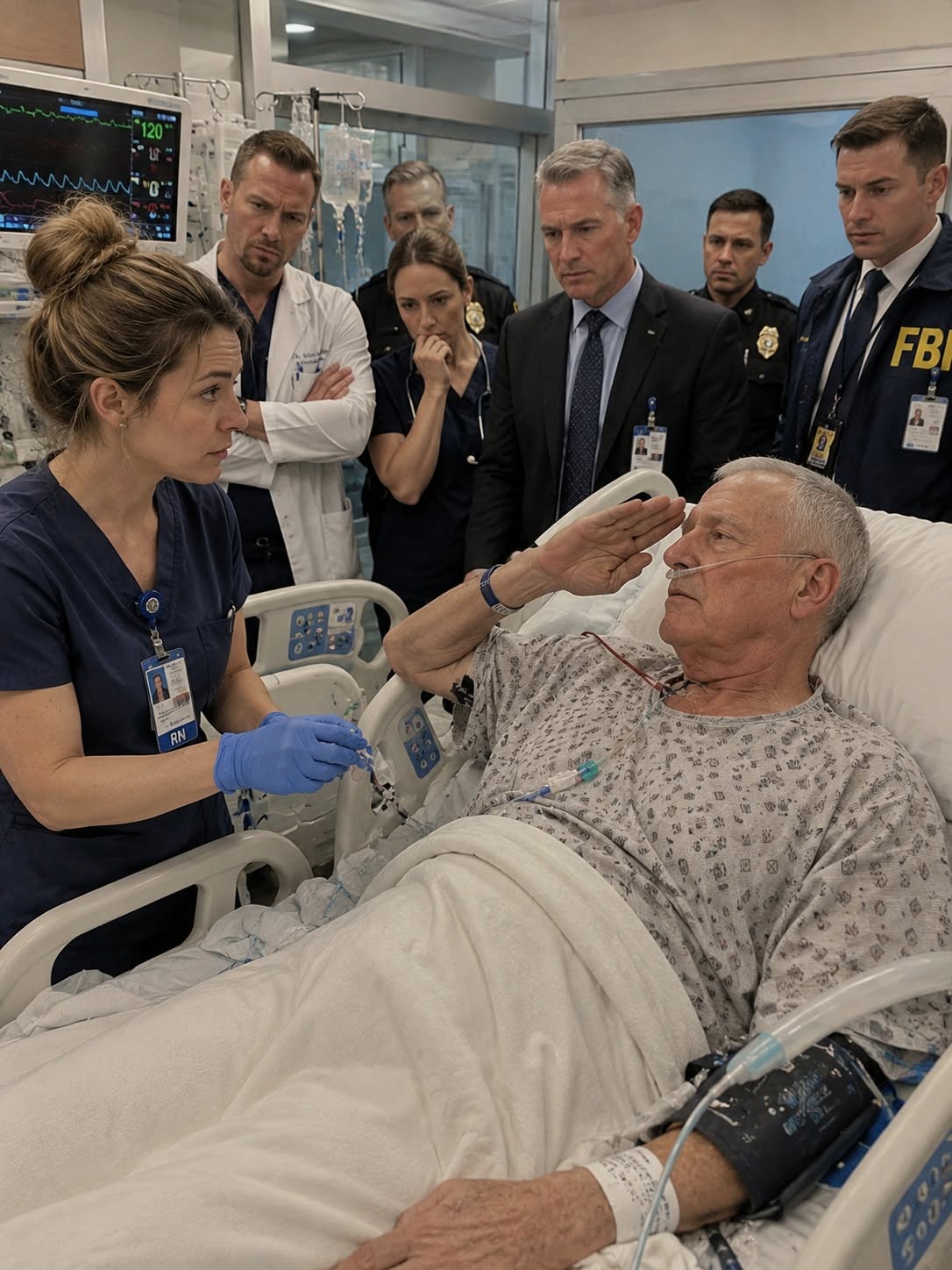 They Laughed When I Said the Dying General Knew Me—Then He Opened His Eyes and Saluted.