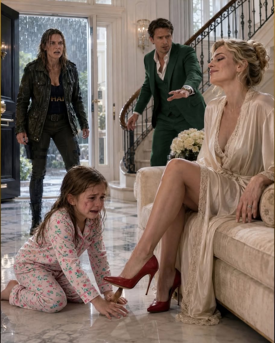 They forced her daughter to kneel as punishment—but they had no idea the girl's mother legally owned the mansion, the company, and the man they were trying to steal.
