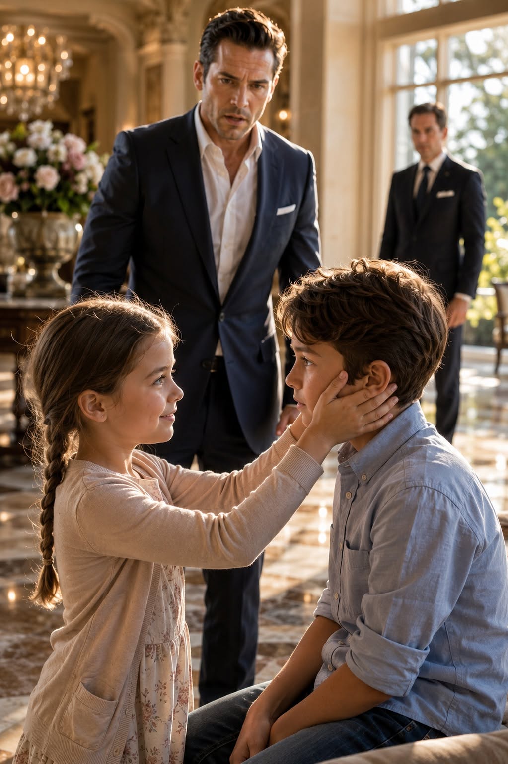 A poor girl said she could help the blind son of a millionaire… At first, he scoffed, but what happened next left him speechless.
