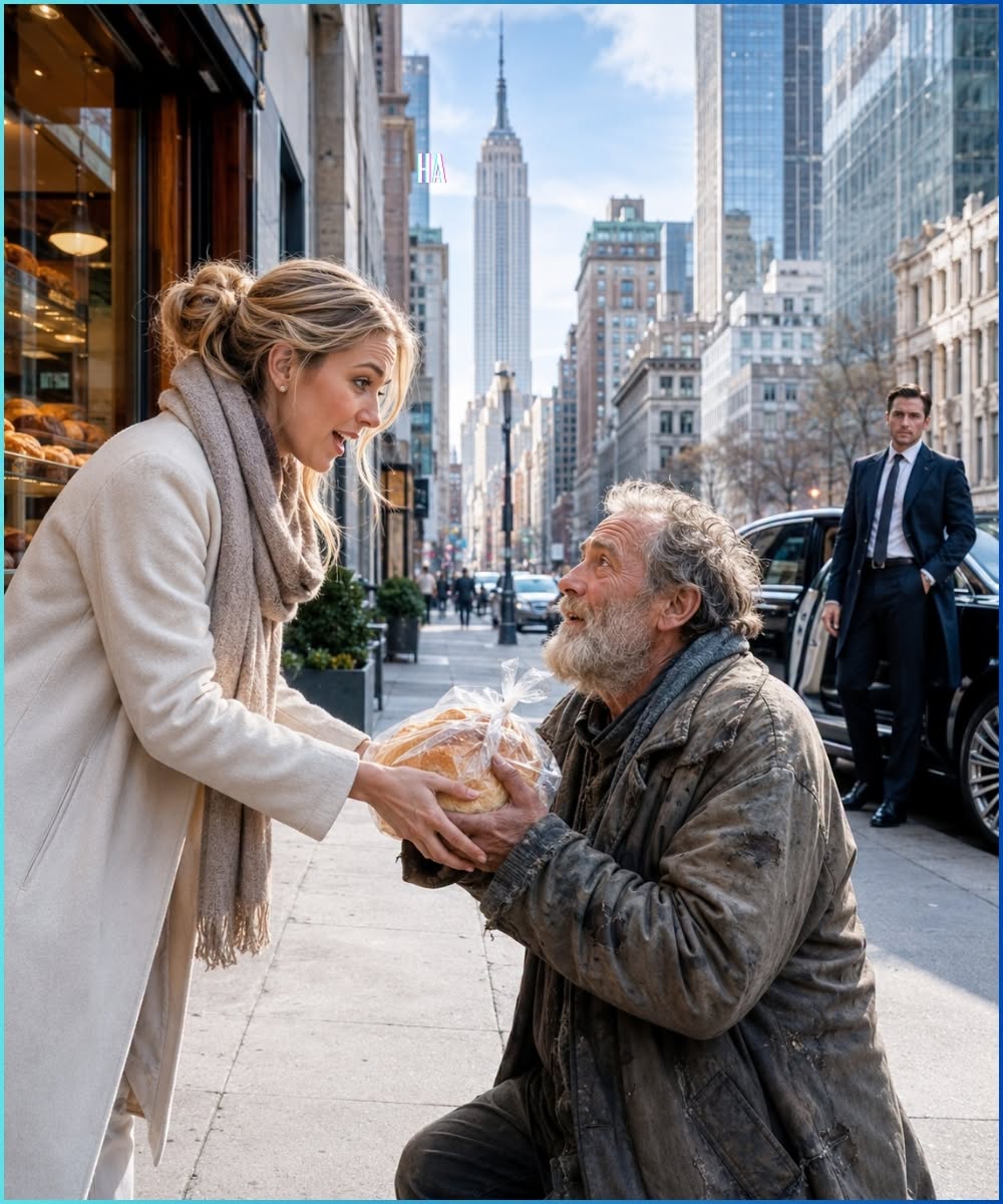 She Bought Bread for a Homeless Man Outside a Bakery and Had No Idea His Son Owned Half of Manhattan