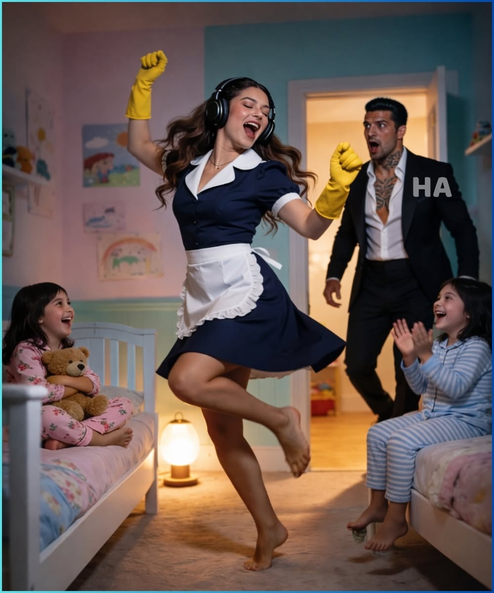 When the twins screamed at 3 a.m., the mafia boss stormed in, ready to fire the babysitter… and then he saw what she was really doing.