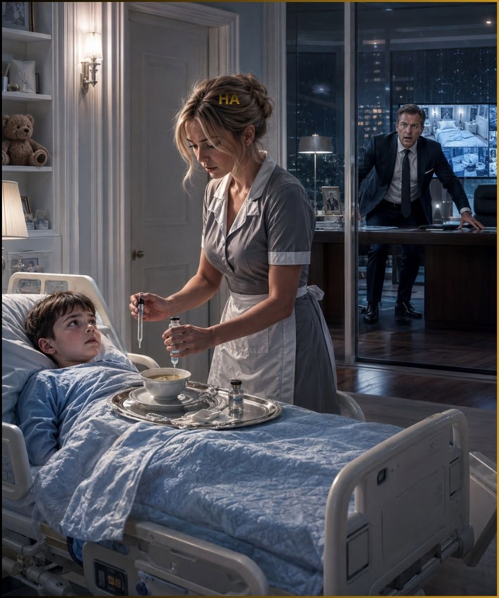 He Thought His Paralyzed Son Was Only Breathing... Until the Maid Locked the Door and Pulled a Syringe From Her Apron