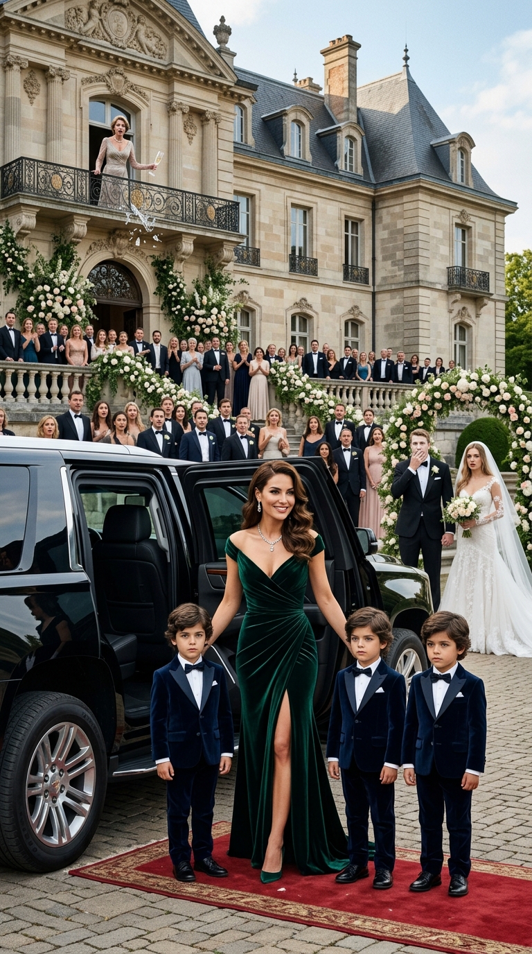 I Took My 5-Year-Old Triplets to My Millionaire Ex-Husband’s Wedding—And The Second His Family Saw Them, The Whole Mansion Went Dead Silent
